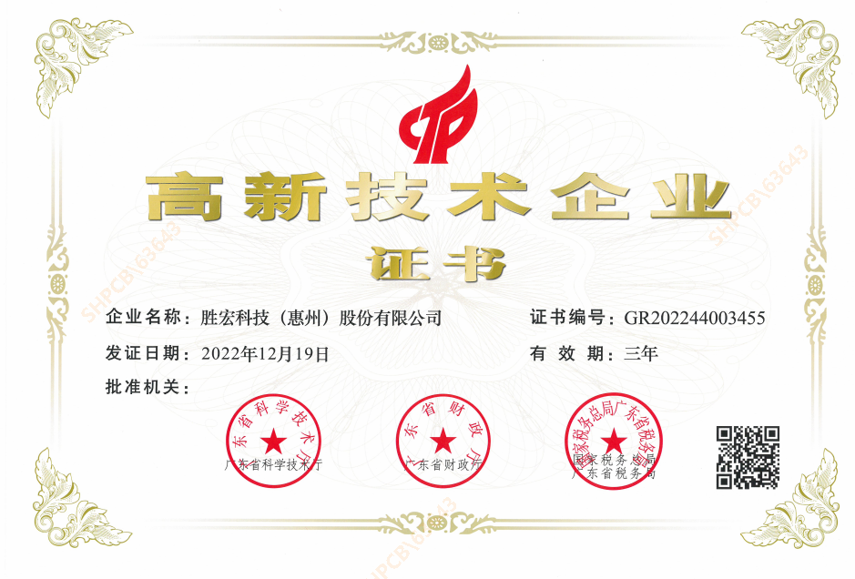 喜报！我司顺利通过“高新技术企业”认定